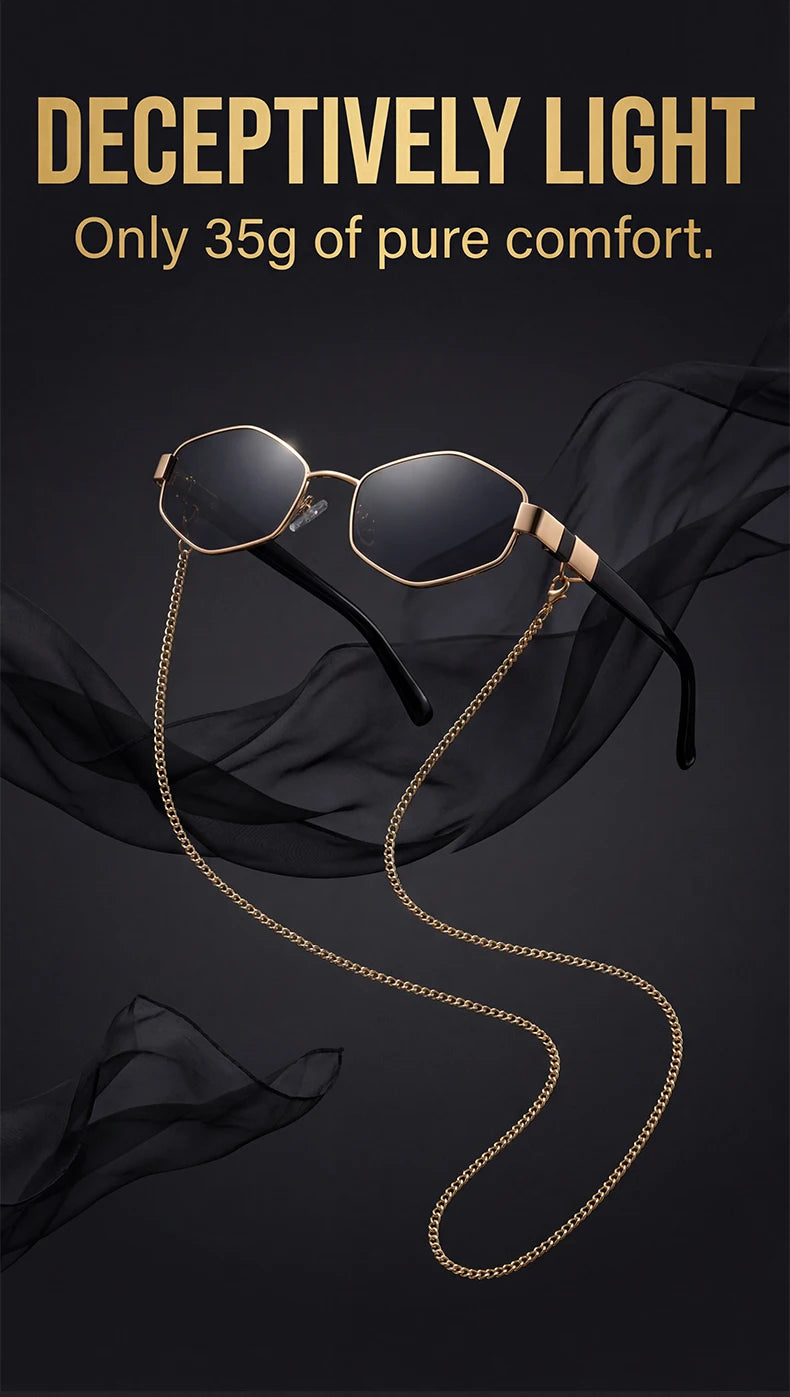 Small-Frame Punk Sunglasses | Colored Lens Options