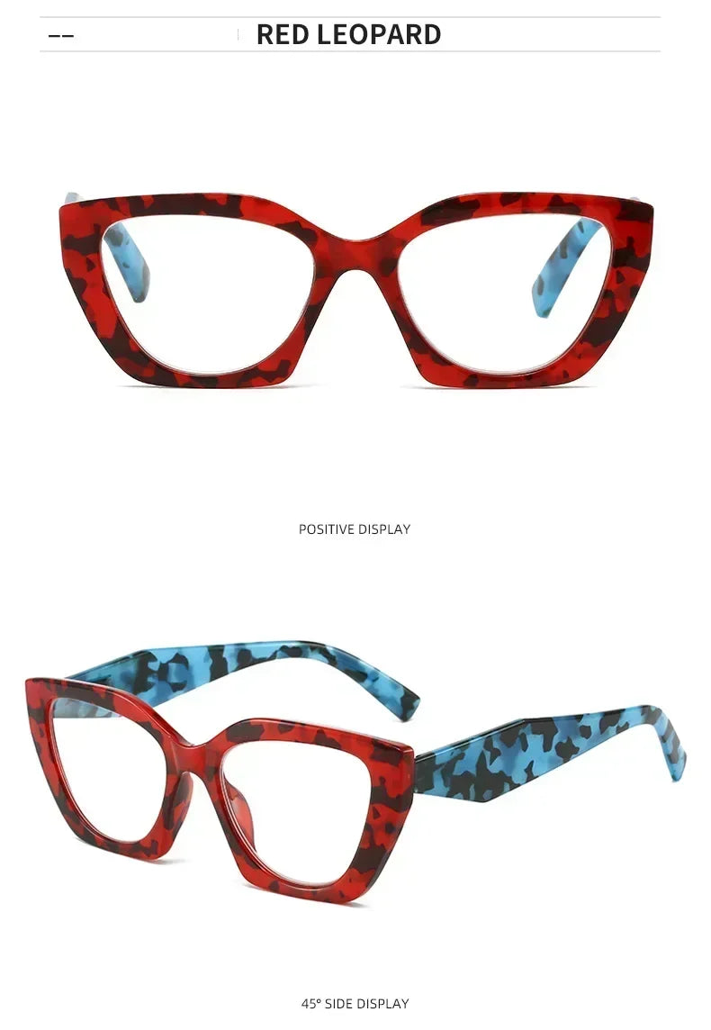 Cat Eye Reading Glasses | Colorful Frames | +1.00 to +4.00
