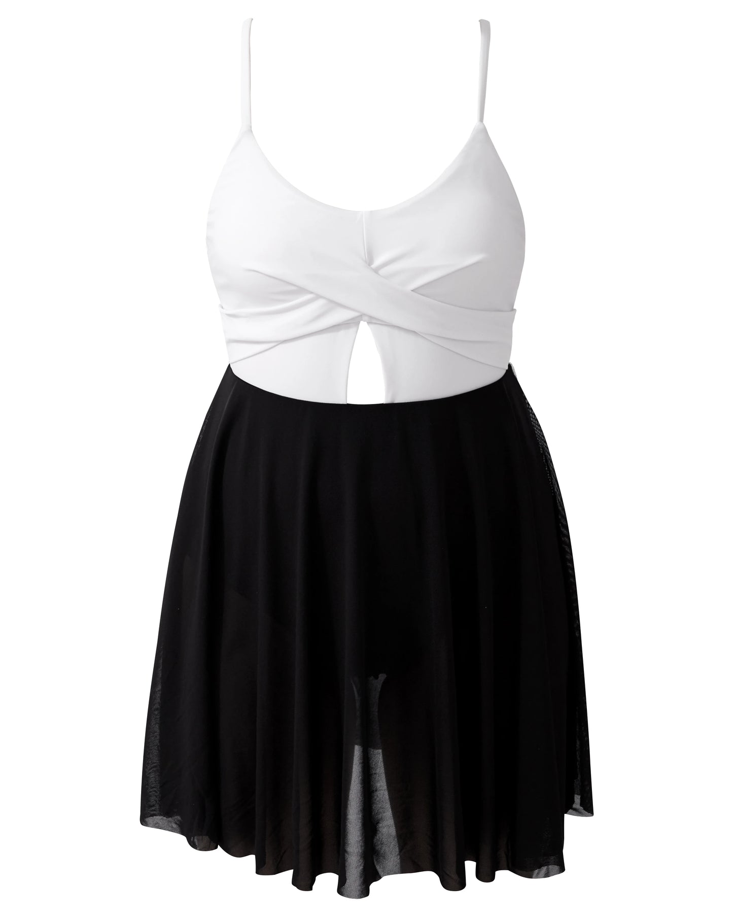Mesh See-Through Push-Up Monokini — High Waist One-Piece | Women's Swimwear