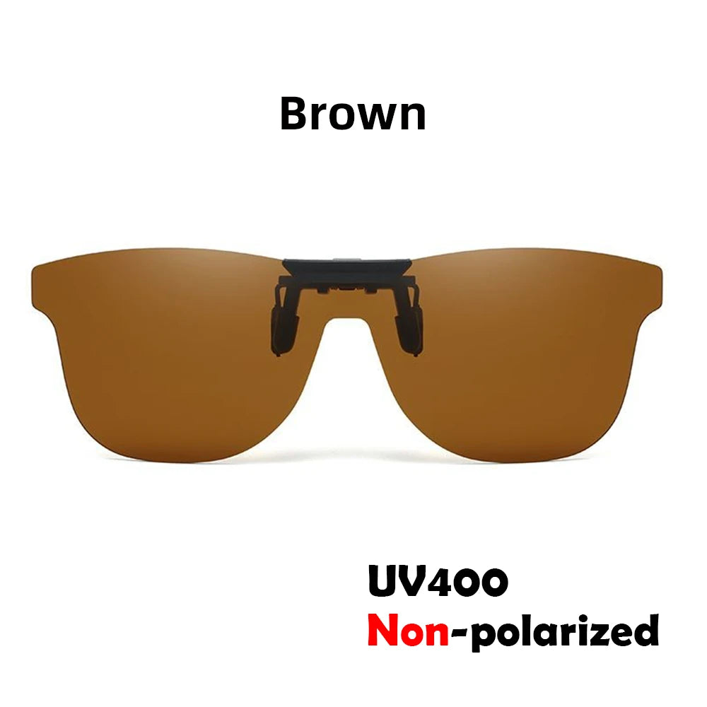 Square Flip-Up Clip-On Sunglasses | Color Options