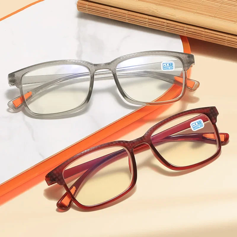 Classic Rectangular Glasses for Men & Women | Myopia Options