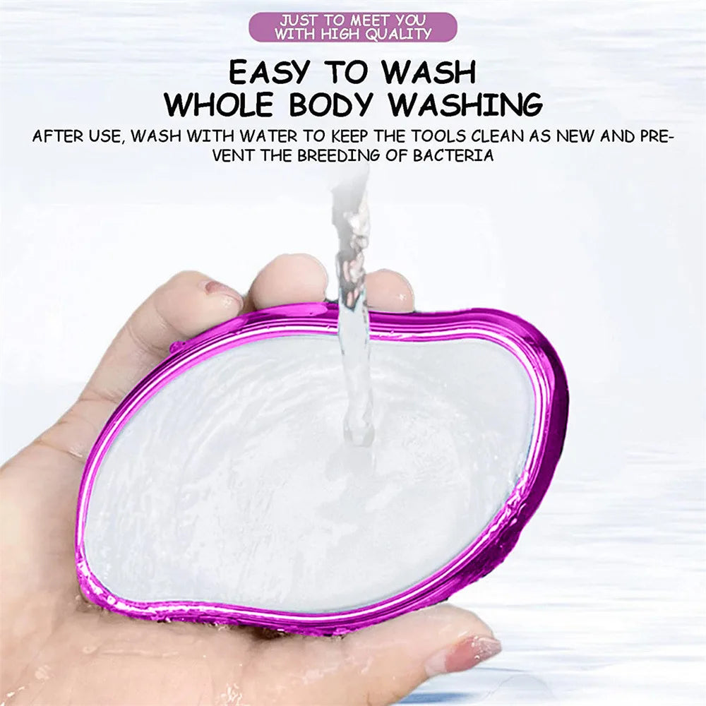 Reusable Crystal Hair Eraser – Glass Hair Removal & Body Exfoliation Tool