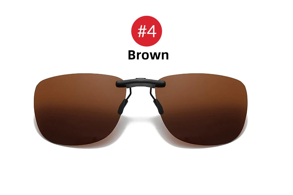 Square Clip-On Sunglass Lenses | Single or 3-Piece Options