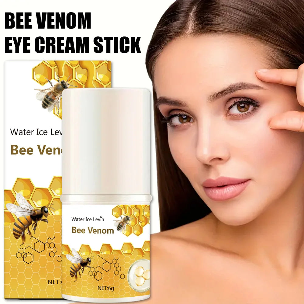 Bee Venom Eye Cream Stick – Dark Circles & Eye Bags Remover with Hyaluronic Acid | Anti-Puffiness Eye Care