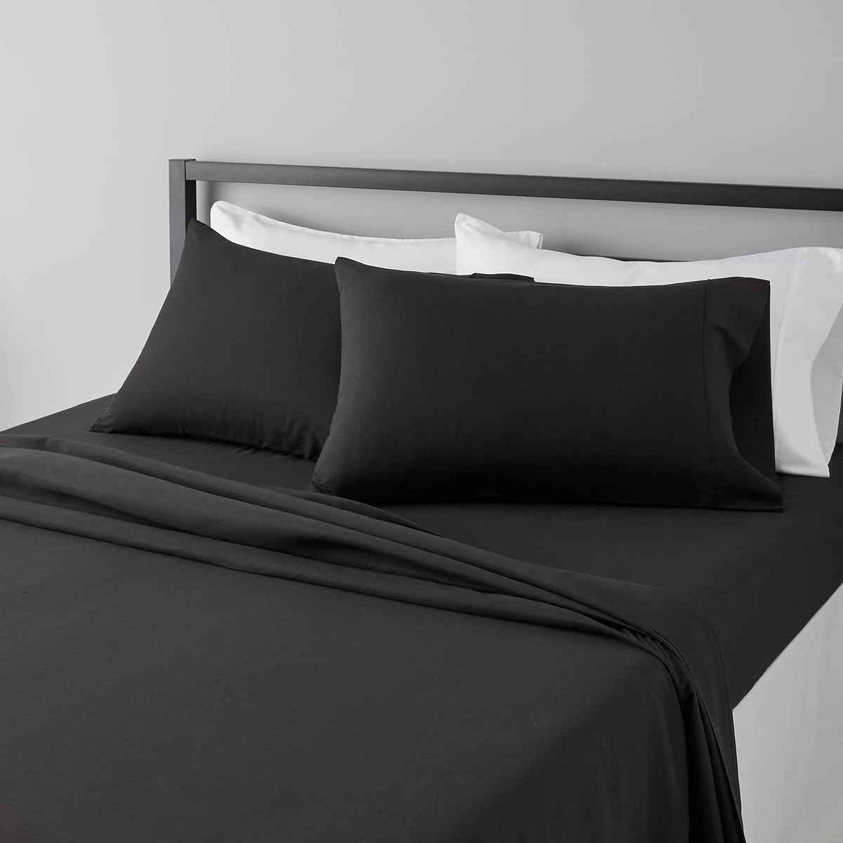 4-Piece Microfiber Sheet Set with Deep Pocket Fitted Sheet