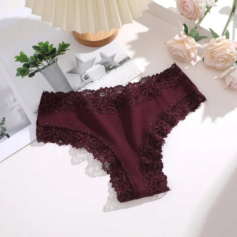Cotton G-String Thong – Soft Breathable Low-Rise Underwear for Women (S–XL, 6 Colors)
