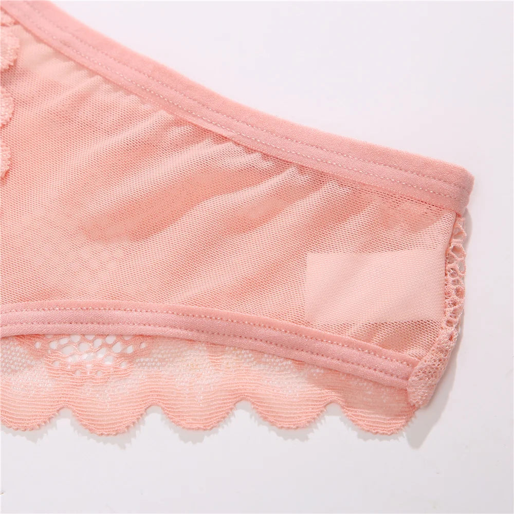 Women's Mesh Lace G-String Thong | Sheer Patchwork Sexy Underwear (S–XL)