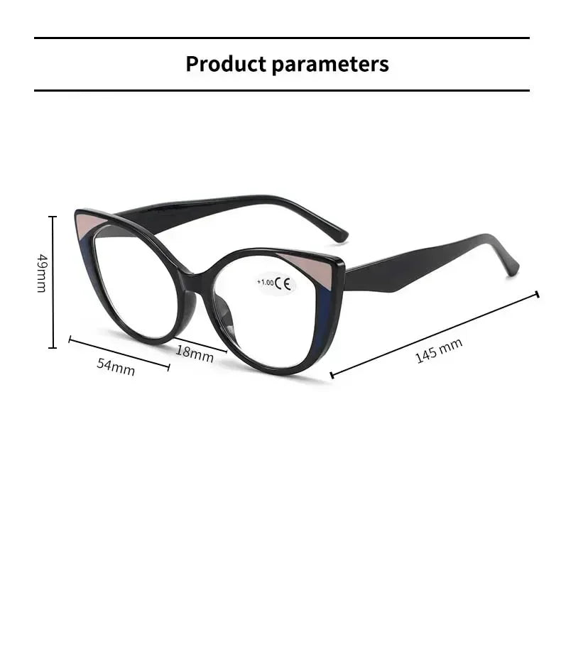 Cat-Eye Photochromic Myopia Glasses | Five Frame Colors