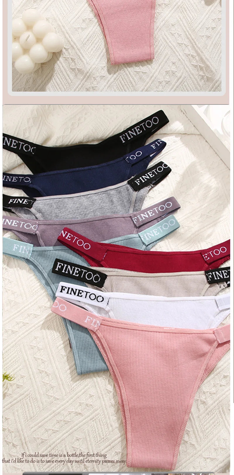 Maillard Cotton Brazilian Panties – Low-Rise Breathable Underwear for Women (M–XL, 9 Colors)