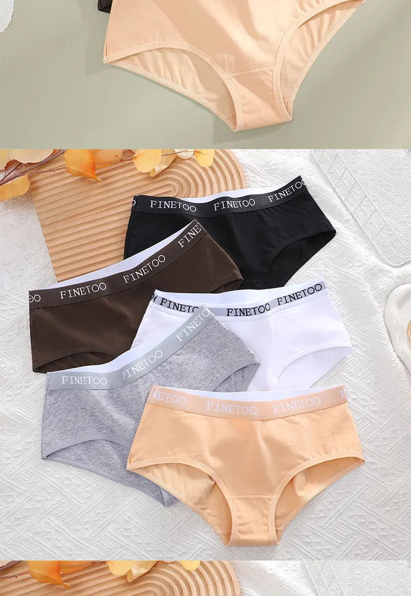 FINETOO 1Pcs Sexy Hip Lifting Triangle Pants Pure Cotton Triangle Pants Low Waist Underwear FINETOO Brand Underwear 8 Colors