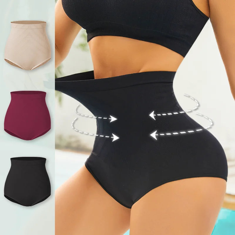 Tummy Control Thong Shapewear – High-Waist Seamless Butt Lifter Panty for Women (M–XL, 3 Colors)