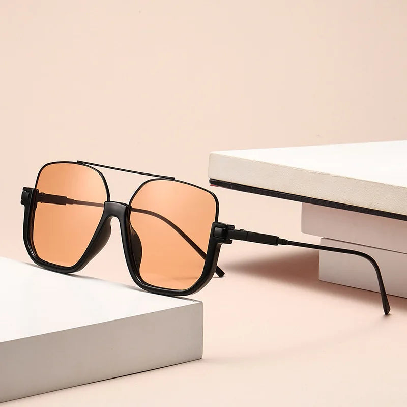 Unisex Double-Bridge Sunglasses | Metal Frame