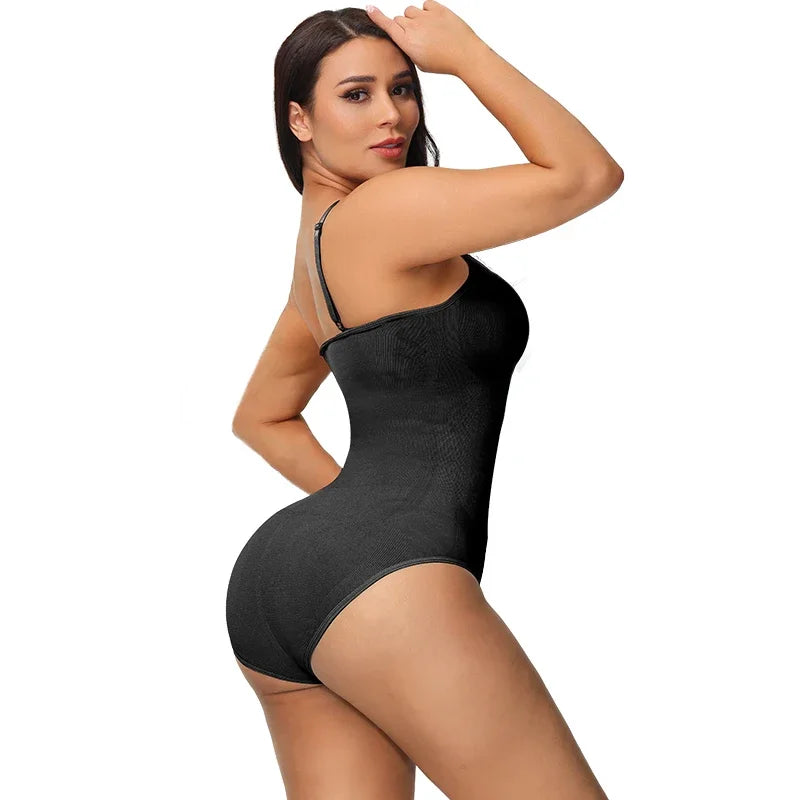 Butt Lift Elastic Bodysuits for Women Tummy Control Shapewear Belly Trimmer Sculpting Body Shaper Compression Slimming Tank Tops