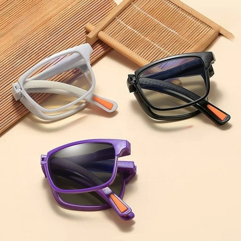 Folding Square Reading Glasses | Optional Case | +1.00 to +4.00