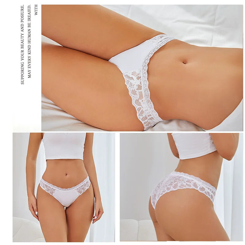 3-Pack Seamless Low-Rise Panties – Ice Silk Bikini Underwear for Women (XS–XL, 16 Color Sets)
