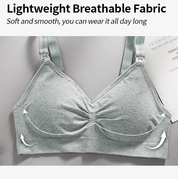 Maternity Nursing Bras Cotton Breastfeeding Pregnant Women Pregnancy Underwear Breast Feeding Bra Clothing Lactancia
