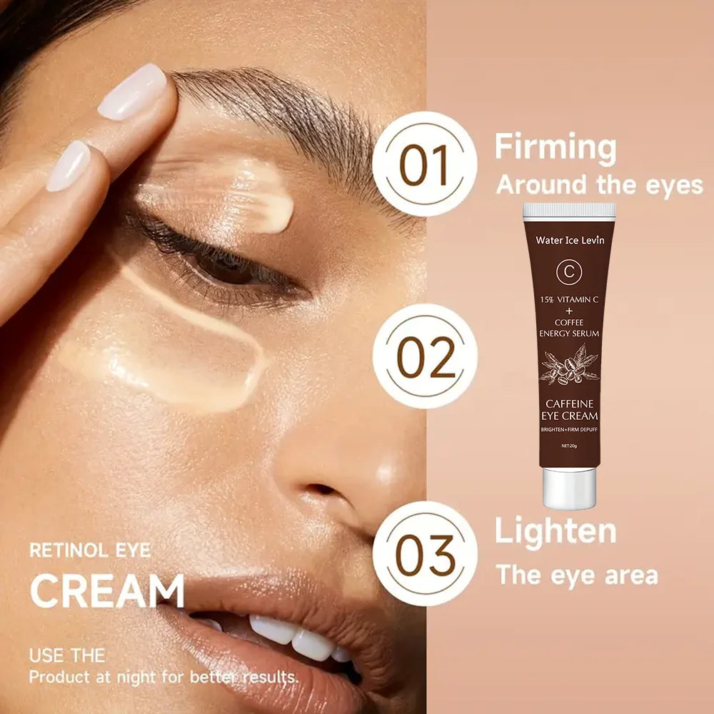 Caffeine & Vitamin C Eye Serum – Dark Circle Lightening, Firming & Fine Line Reduction | Eye Care