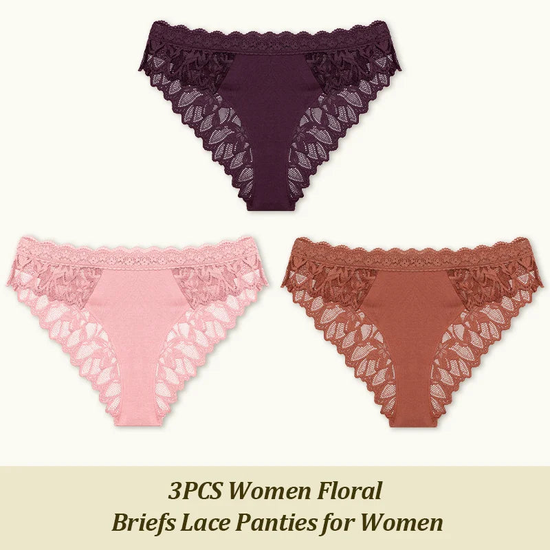 3-Pack Seamless Low-Rise Panties – Ice Silk Bikini Underwear for Women (XS–XL, 16 Color Sets)