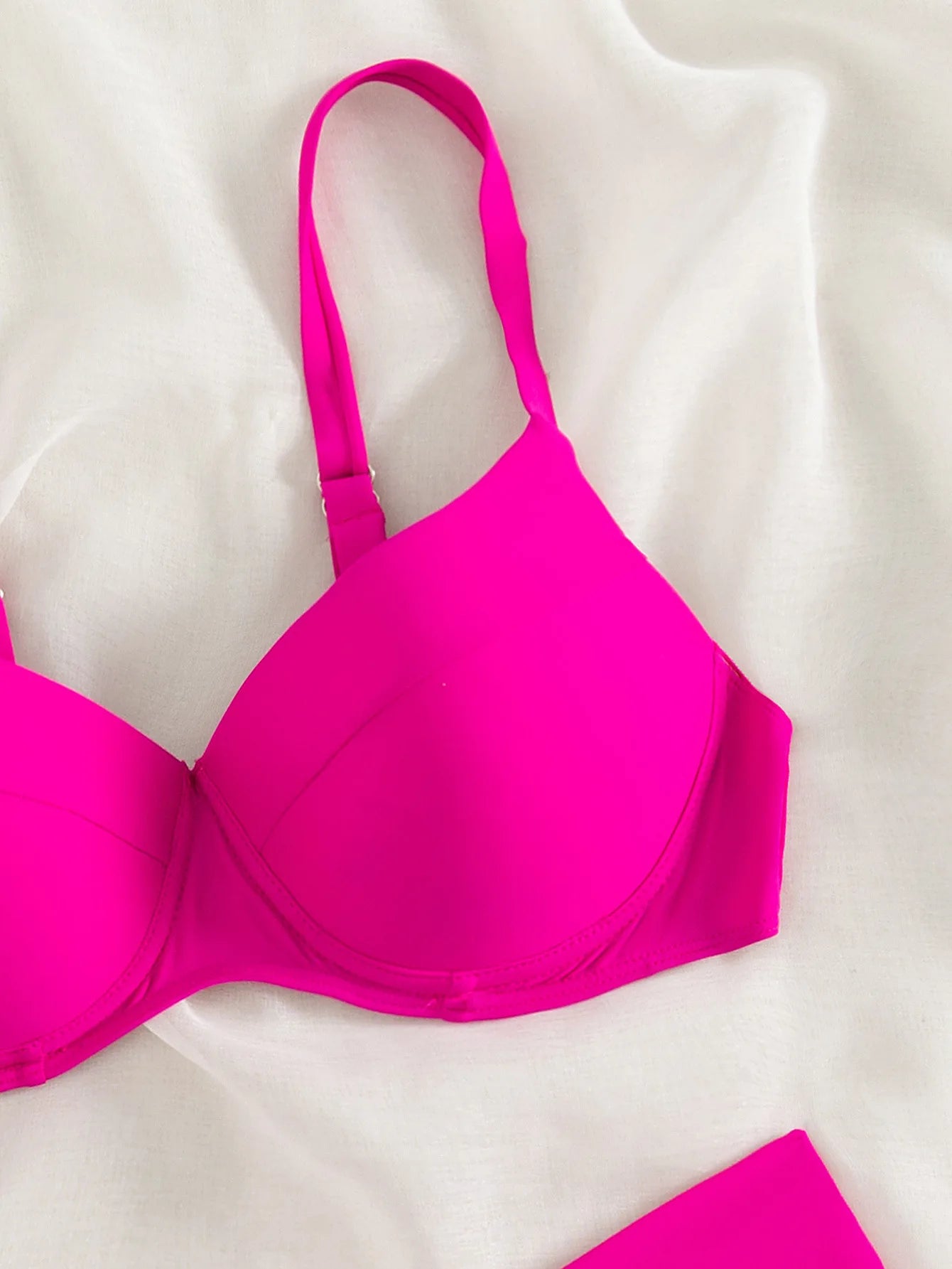 Underwire Push-Up Bikini Set — High Waist Crossover Bottoms | Women's Swimwear