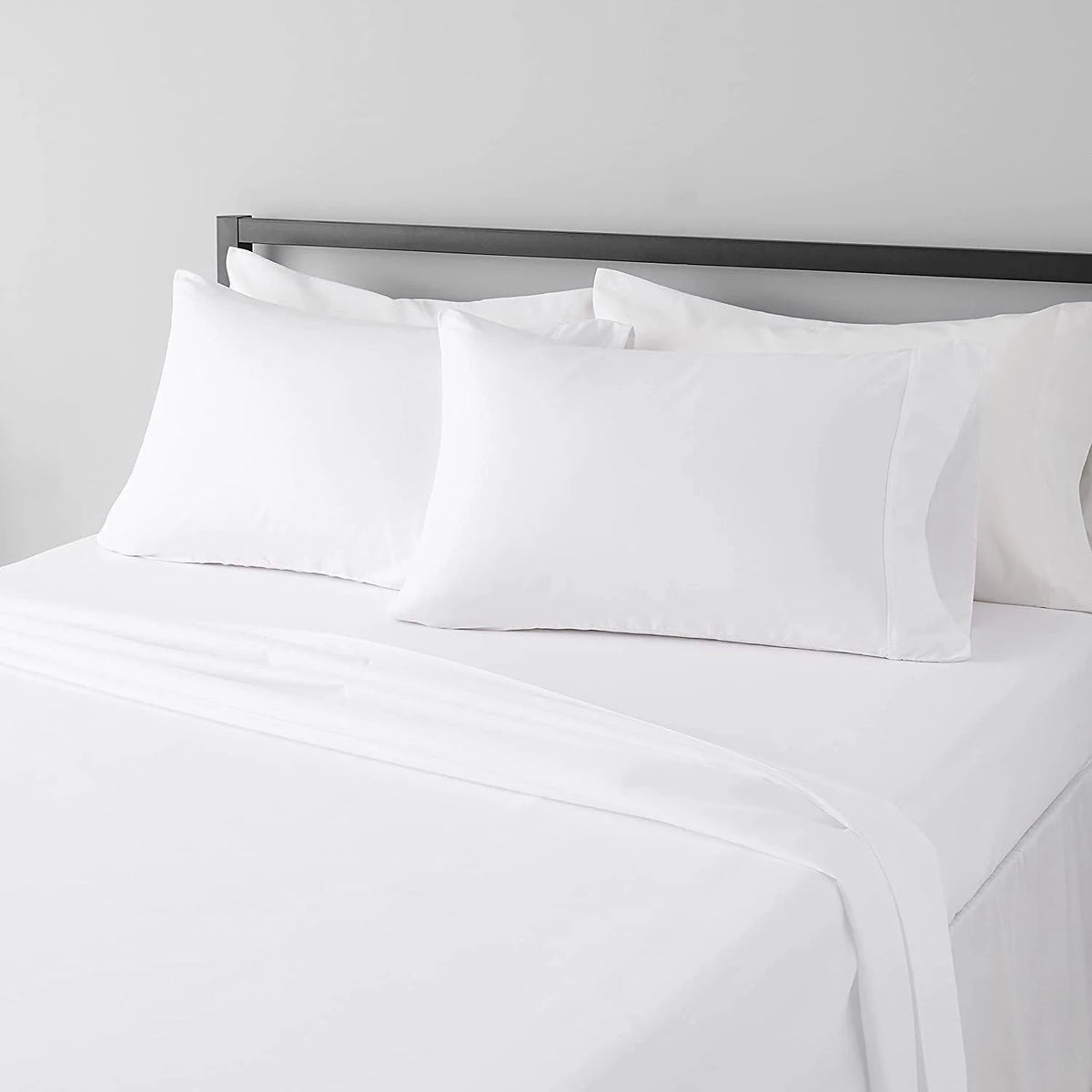 4-Piece Microfiber Sheet Set with Deep Pocket Fitted Sheet