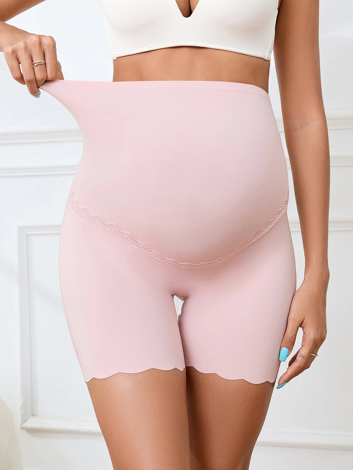 Women's Maternity High Waist Seamless Underwear – Abdominal Support Stretch Pregnancy Panties | 5 Colors