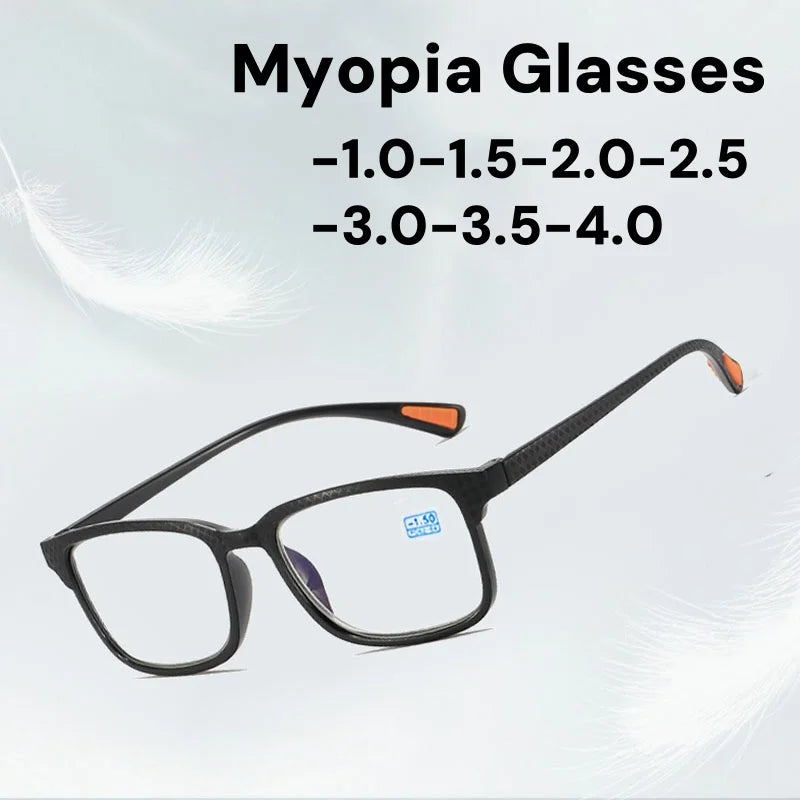 Classic Rectangular Glasses for Men & Women | Myopia Options