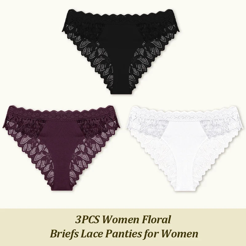 3-Pack Seamless Low-Rise Panties – Ice Silk Bikini Underwear for Women (XS–XL, 16 Color Sets)