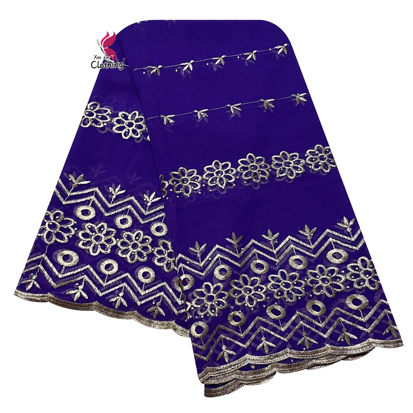 New High Quality Chiffon Women Scarves Diamonds Embroidery Soft Scarf African Women Hijab Muslim Dubai Ramadan Shawls Scarf
