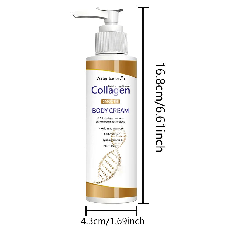 Collagen Firming Moisturizing Face Cream – Niacinamide, Vitamin C & Hyaluronic Acid | Anti-Aging | 150g