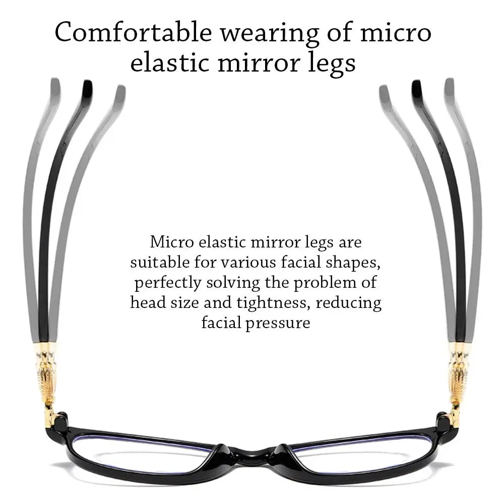 Oval Reading Glasses | Black, Red or Purple, +1.00 to +4.00