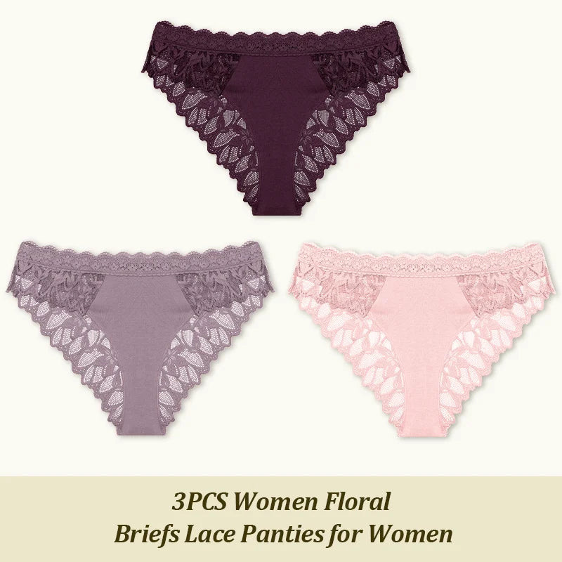 3-Pack Seamless Low-Rise Panties – Ice Silk Bikini Underwear for Women (XS–XL, 16 Color Sets)