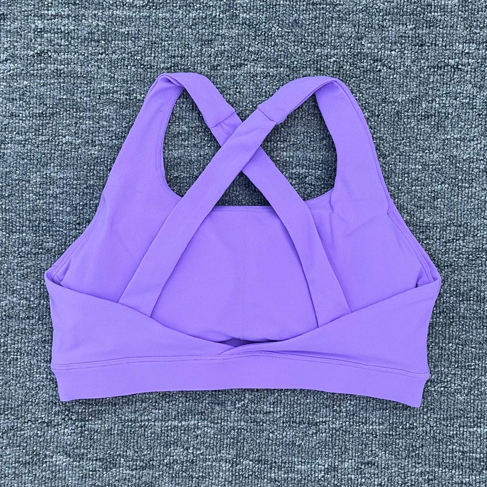 Women Sports Bra Cross Gym Top Women Training Running Yoga Bra Stretch Women Workout Underwear Fitness Sexy Yoga Clothes