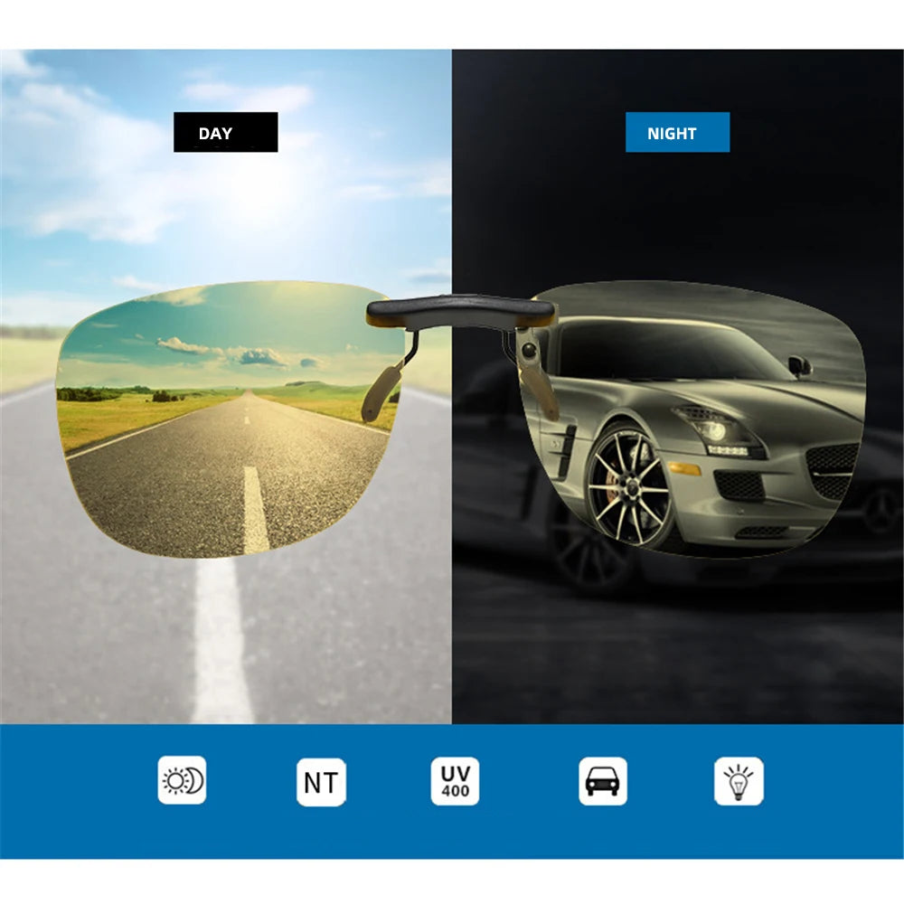 Square Clip-On Sunglass Lenses | Single or 3-Piece Options