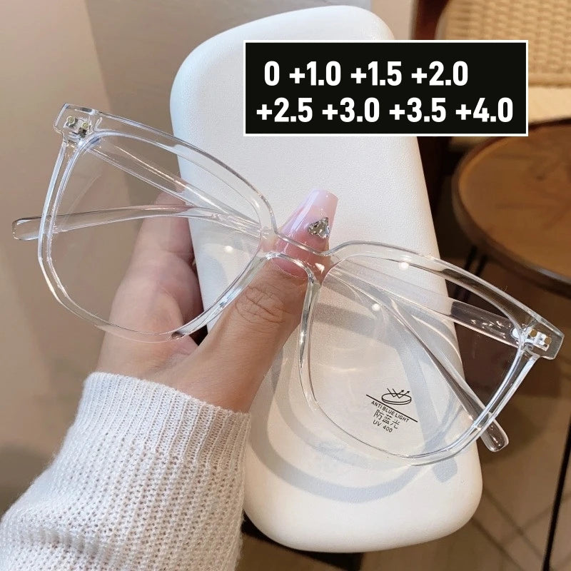Oversized Retro Square Reading Glasses | +1.00 to +4.00