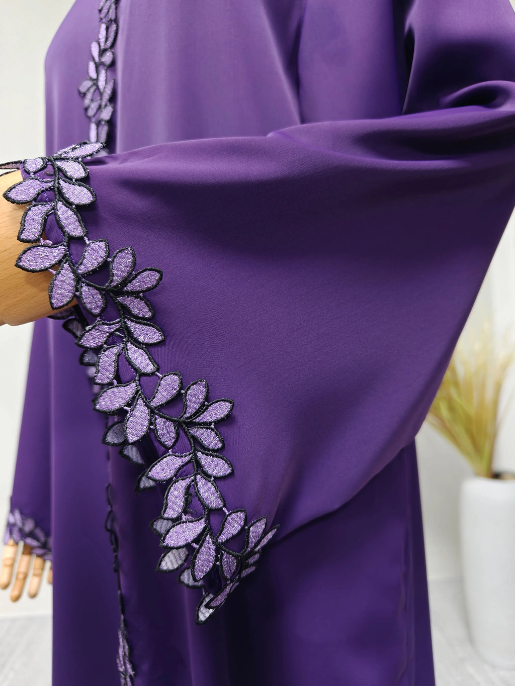 Women's Luxury Embroidered Abaya | Sequin & Bead Detail | Gulf Style