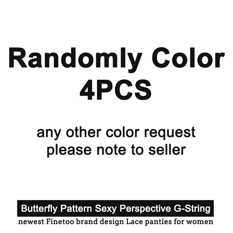 Women's Floral Lace G-String Thongs – 4-Piece Set | Butterfly T-Back Sexy Underwear (S–XL)