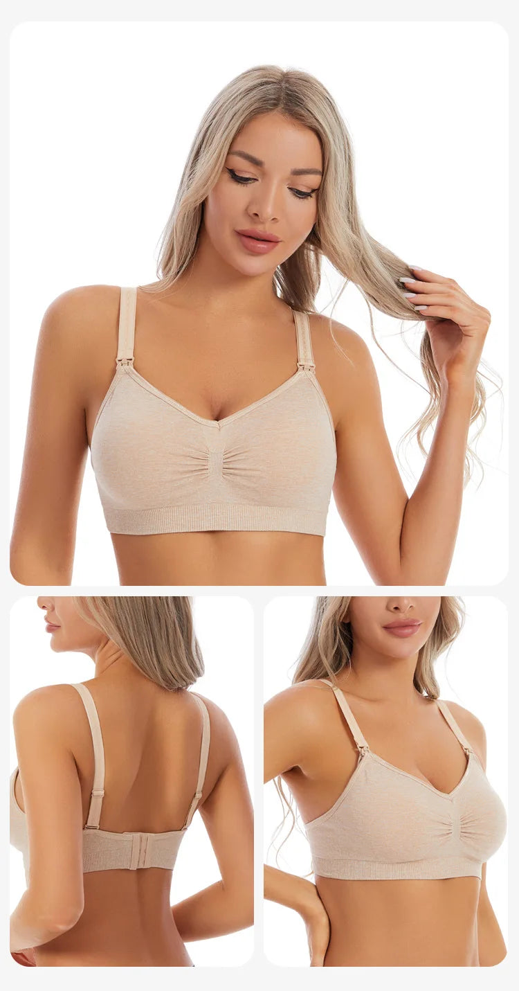 Maternity Nursing Bras Cotton Breastfeeding Pregnant Women Pregnancy Underwear Breast Feeding Bra Clothing Lactancia