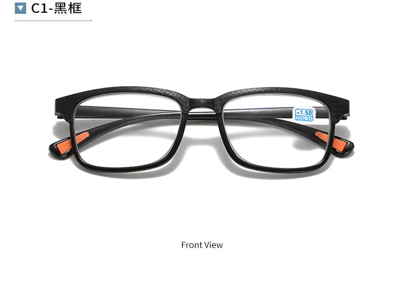 Classic Rectangular Glasses for Men & Women | Myopia Options