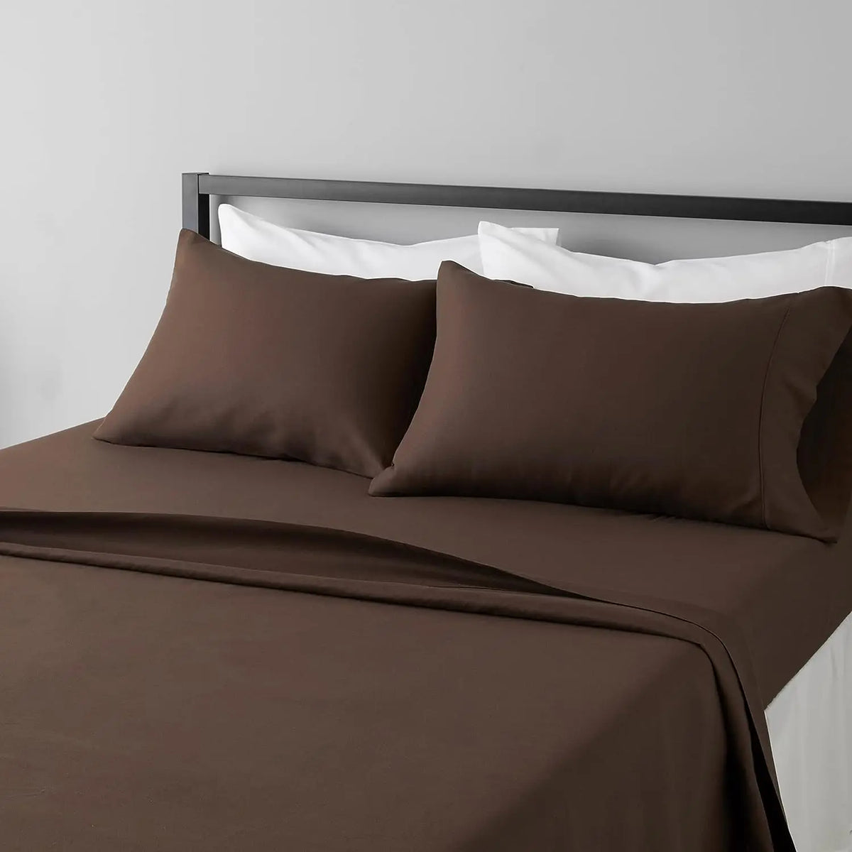 4-Piece Microfiber Sheet Set with Deep Pocket Fitted Sheet