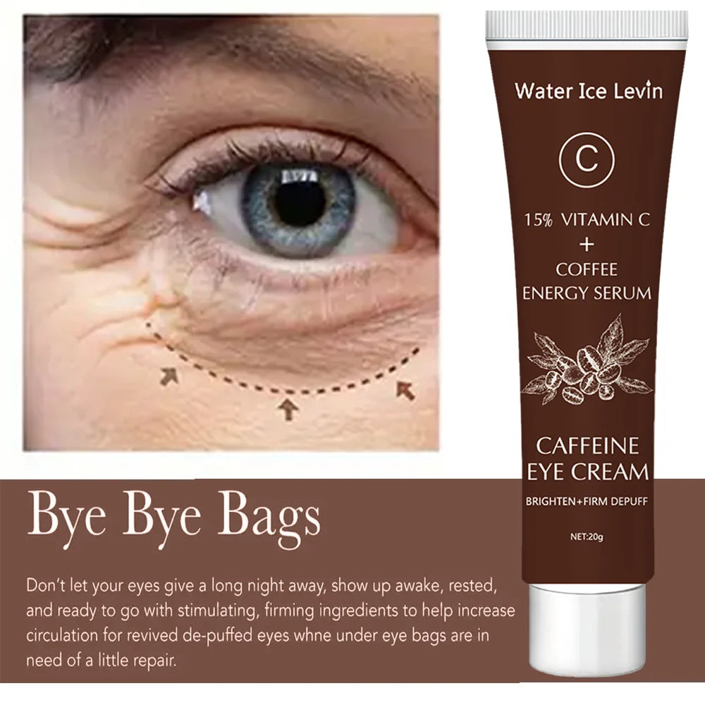 Caffeine & Vitamin C Eye Serum – Dark Circle Lightening, Firming & Fine Line Reduction | Eye Care