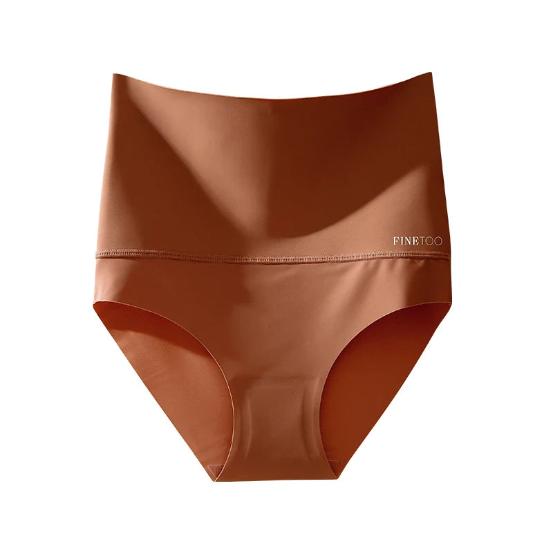 Women's High Waist Seamless Bodyshaper Briefs | Soft Cotton Crotch Shapewear Panties (S–3XL)