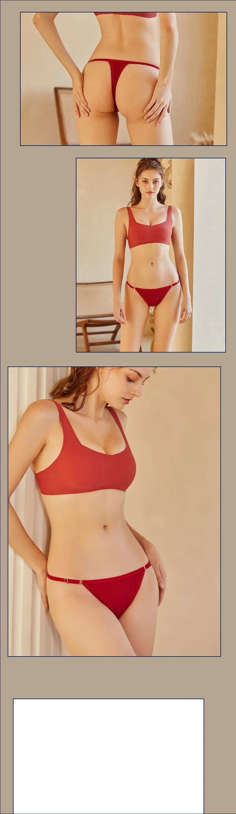 Ice Silk Cotton Thong with Adjustable Belt – Seamless Low-Rise Underwear for Women (S–XL, 8 Colors)