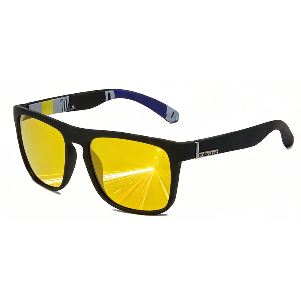 Yellow-Tinted Square Glasses | 4 Frame Colors