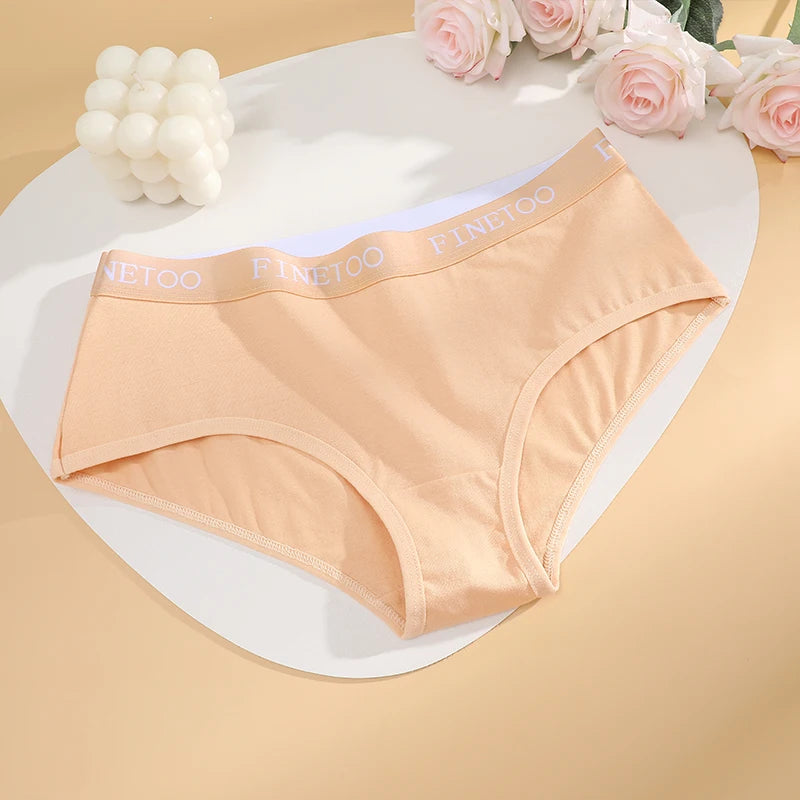 FINETOO 1Pcs Sexy Hip Lifting Triangle Pants Pure Cotton Triangle Pants Low Waist Underwear FINETOO Brand Underwear 8 Colors