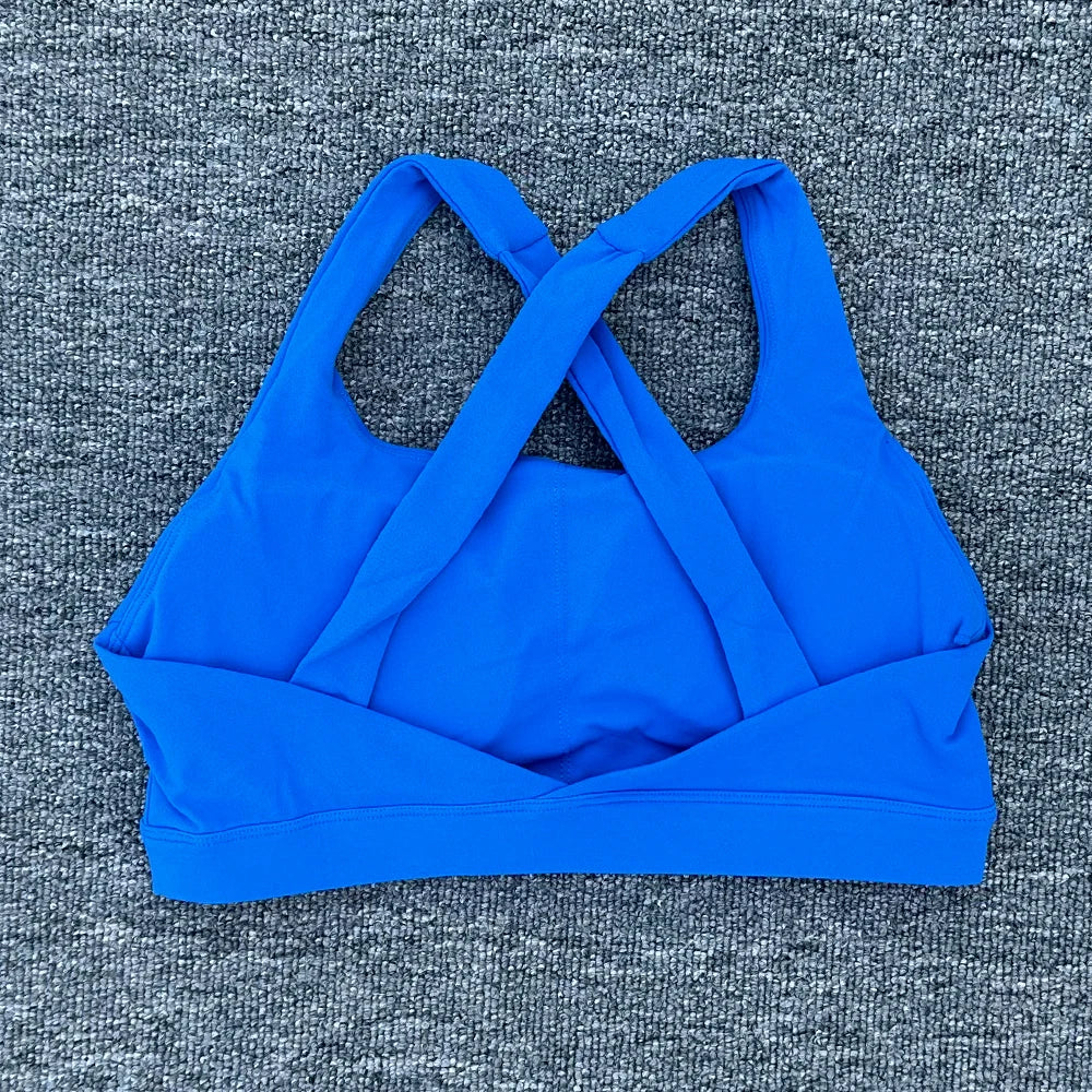 Women Sports Bra Cross Gym Top Women Training Running Yoga Bra Stretch Women Workout Underwear Fitness Sexy Yoga Clothes