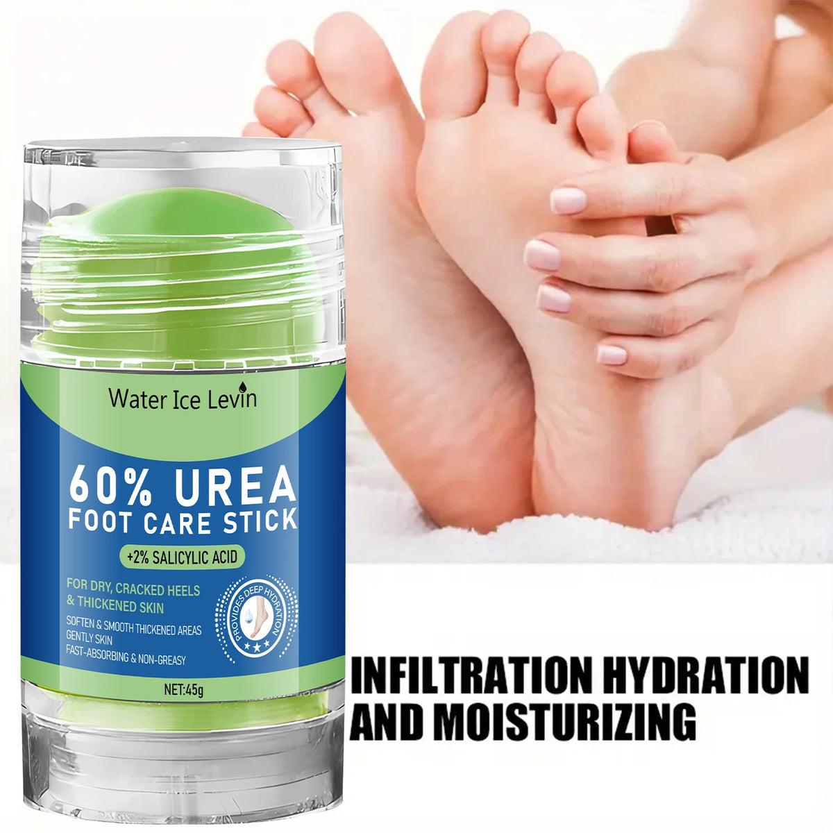 Water Ice Levin Moisturizing Foot Care Stick – 45g
