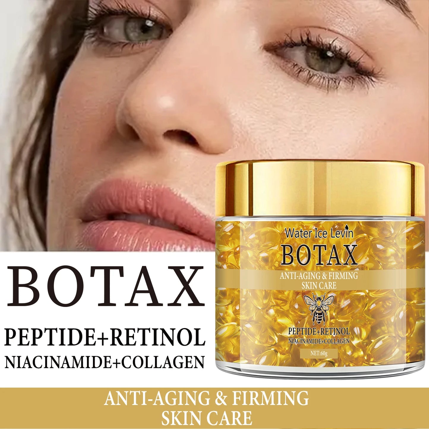 Retinol Firming & Lifting Face Cream – Collagen, Peptides & Hyaluronic Acid