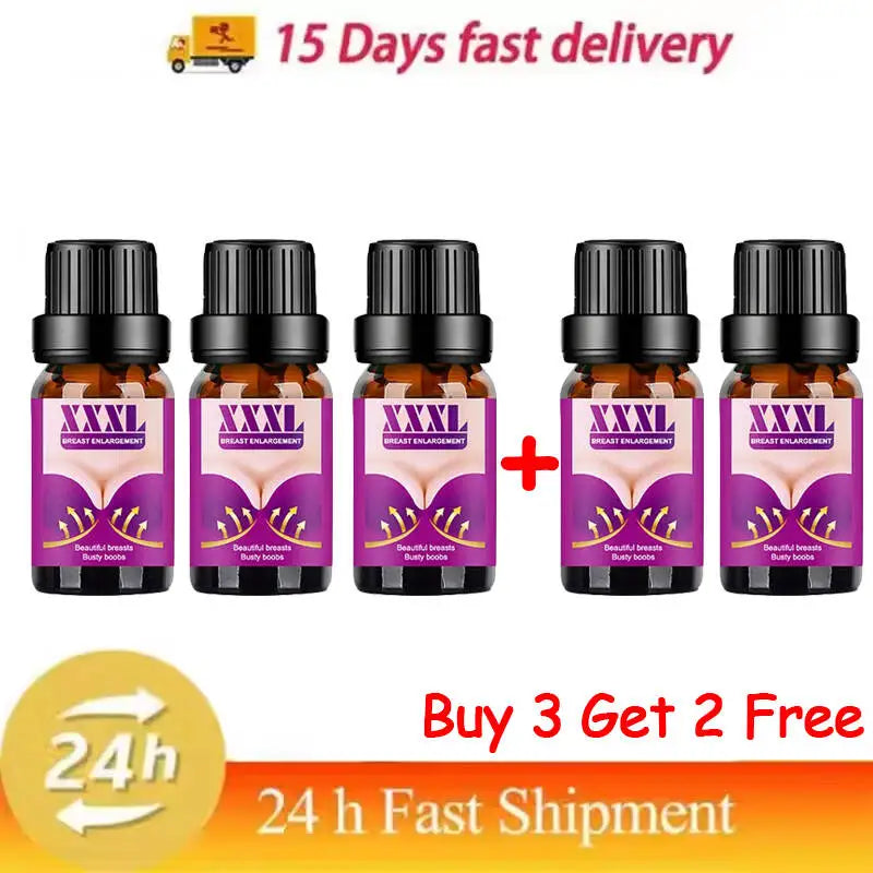 Moisturizing Bust Massage Oil – 10ml, Single & Multipack Options