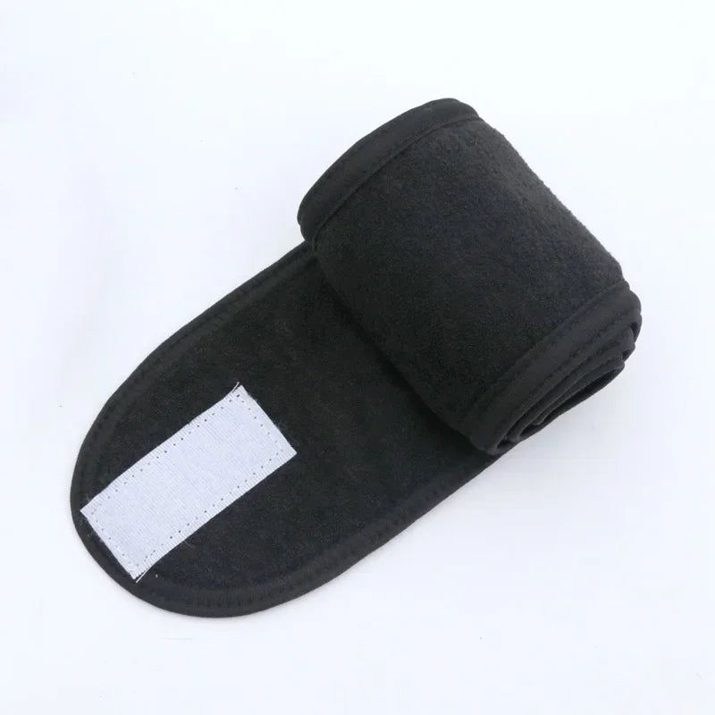 Women Spa Wide Hairband Adjustable Head Band Yoga Bath Shower Makeup Wash Face Cosmetic Headband Soft Toweling Hair Accessories