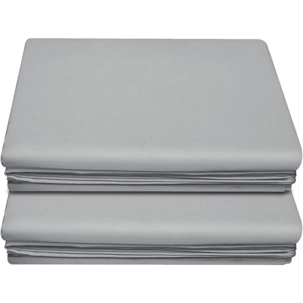 Soft Polyester Flat Sheet with 4-Inch Hem
